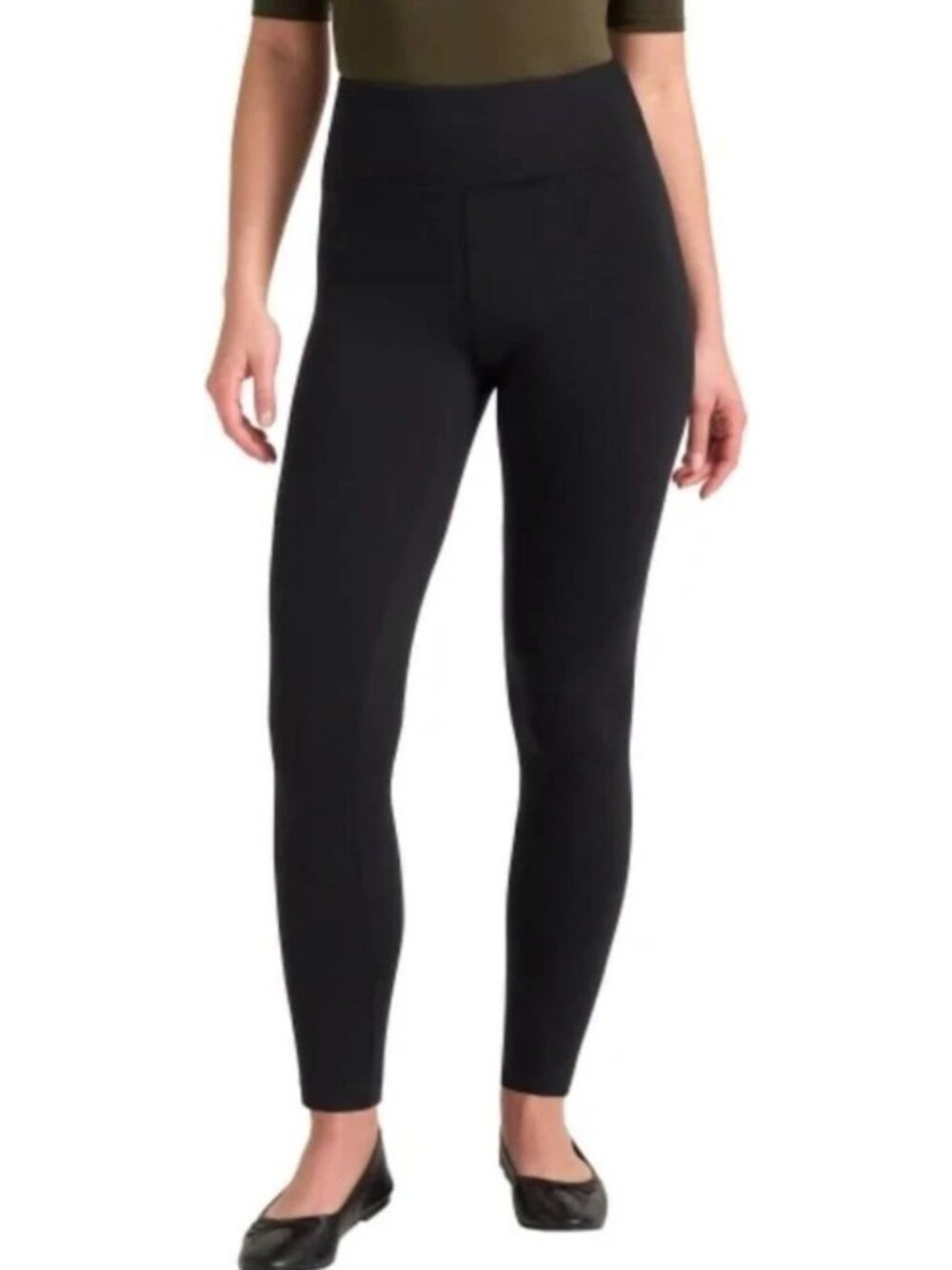 Nwt Matty M Women's Xxl Dark Charcoal High-Waist Leggings B0679